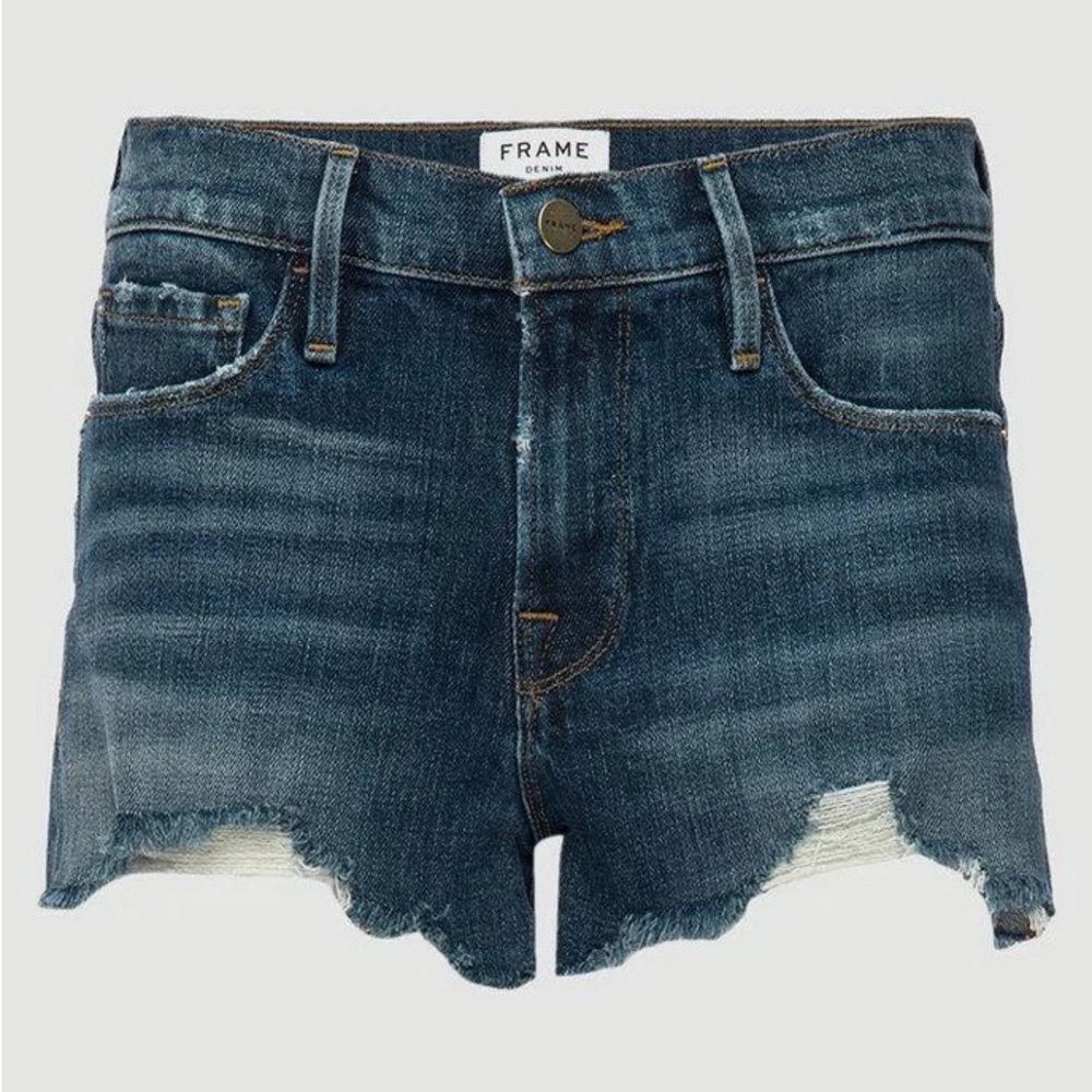 FRAME Le Cut Off Denim Shorts